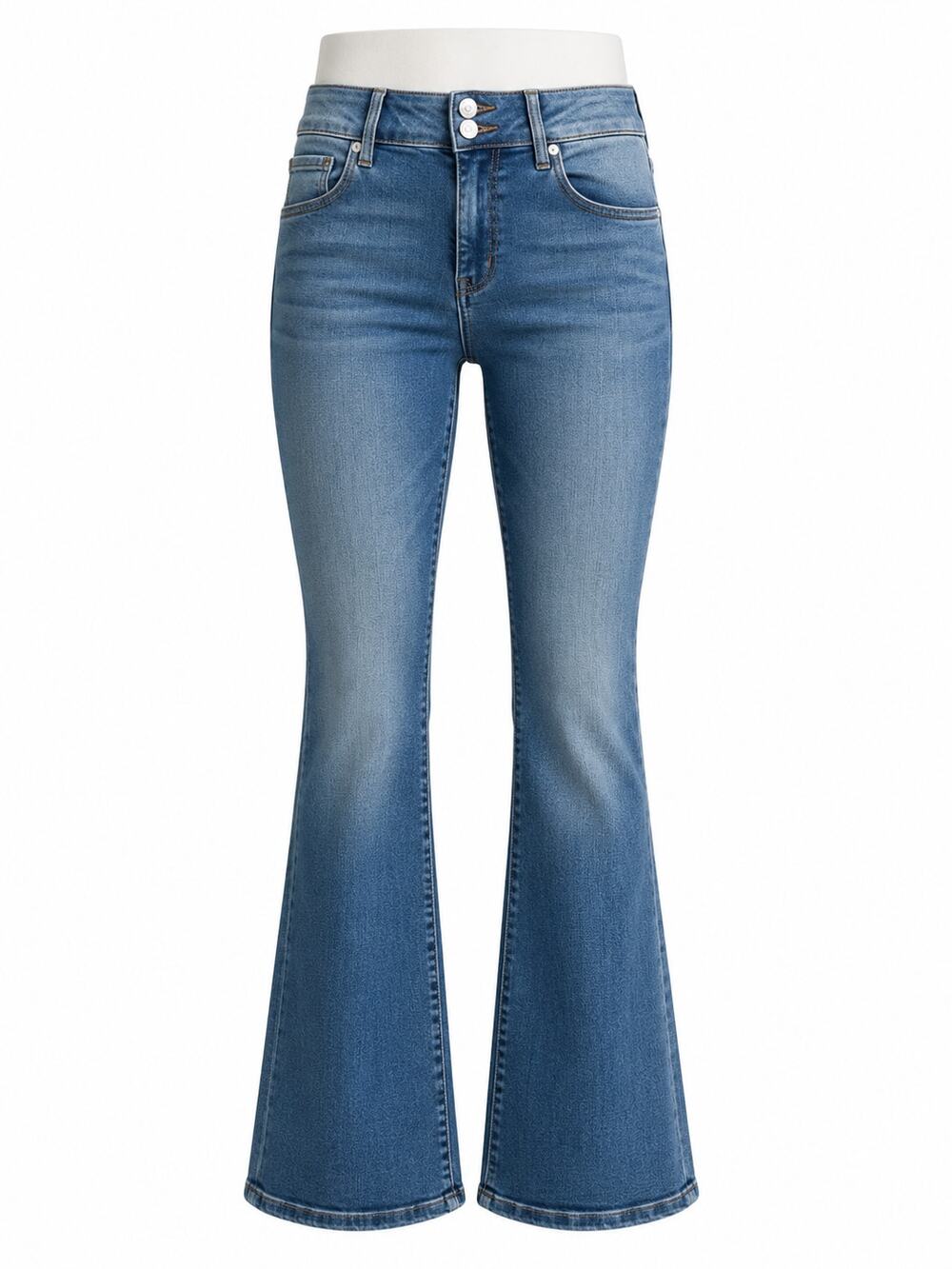 We The Free - Free People Double Button High Rise Flare Bootcut Jeans - Size 30